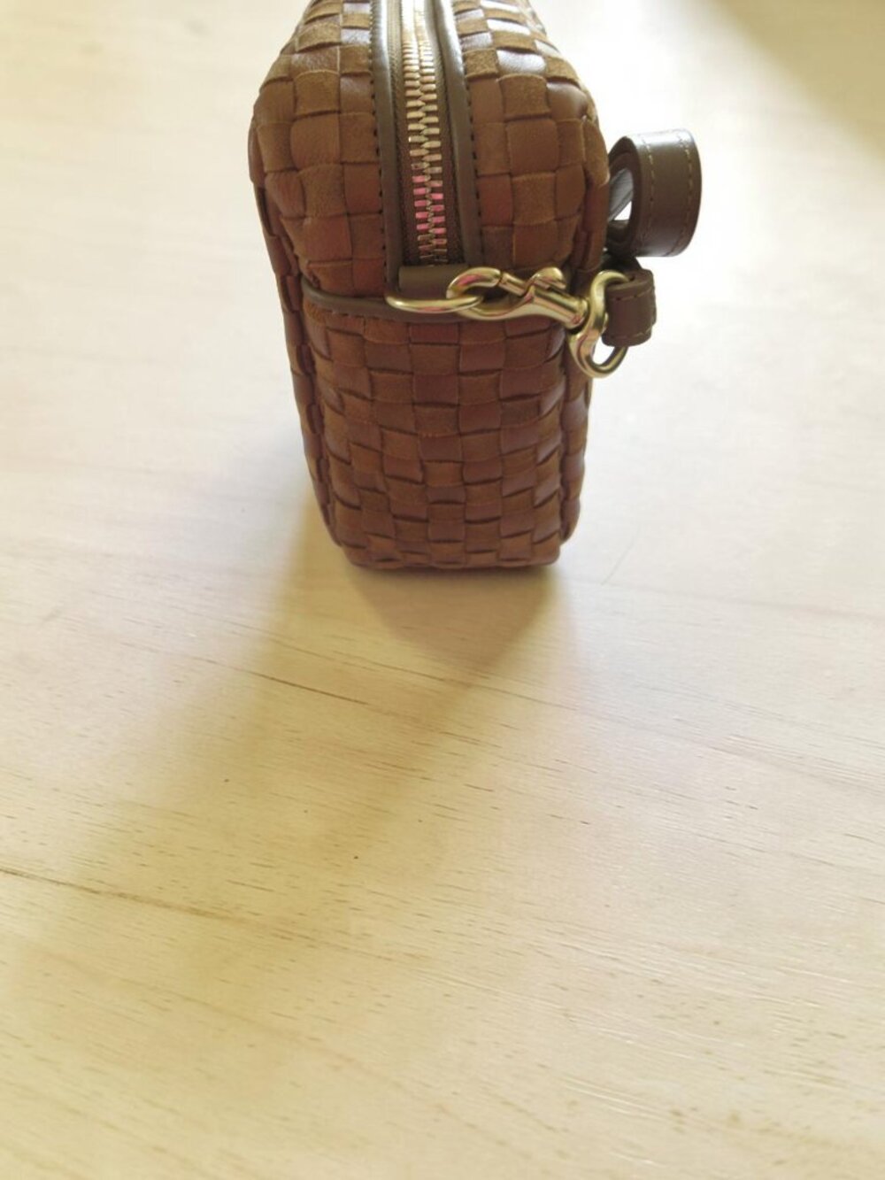 Clare V. Midi Sac Natural Diagonal Woven Crossbody - Sephora LE, NWT - Picture 4 of 14